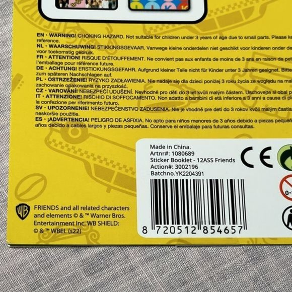 FRIENDS the TV SHOW STICKERS 250 scrapbook stickers NEW Matthew Perry - Picture 5 of 9